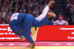 Judokampioen Teddy Riner is na een winning streak van 10 jaar verslagen