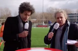 De TV-Kantine imiteert op hilarische wijze de NOS-mannen Joep Schreuder en Pierre van Hooijdonk