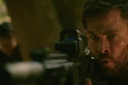 Netflix lanceert een keiharde trailer met Chris Hemsworth als actieheld