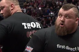 Twee bovenmenselijke krachtpatsers stappen in de ring: Hafthor Bjornsson vs Eddie Hall