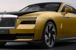De luxueuze en elektrische Rolls-Royce Spectre is een limousine in het klein