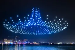 Spotify x ADE presenteren een lichtgevende show met 600 drones in Amsterdam