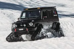 Delta4x4 transformeert een Mercedes G-wagon tot een sneeuwtank