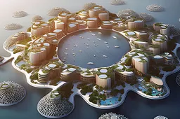 Aanschouw een duurzame stad voor 50.000 mensen genaamd The Floating City