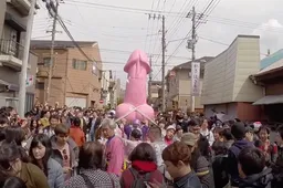 Tijdens dit Japanse festival is de penis het grote middelpunt