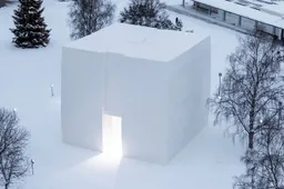 Snow Space is de koudste pop-up store van de wereld