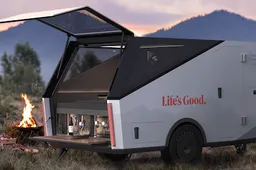 LG's Bon Voyage Camper Trailer: jouw ticket naar glamping-geluk