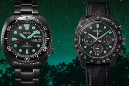 Seiko onthult stijlvol duo in Black Serie: de King Turtle Diver en Solar Chronograph