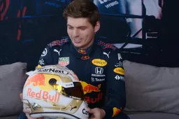 Max Verstappen gaat voor goud en onthult volledig nieuwe helm