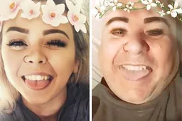 De vader die selfies van dochter imiteert heeft nu twee keer zoveel volgers