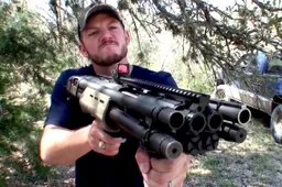 Redneck bouwt ultieme home-made shotgun