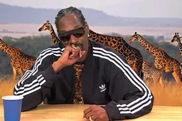 Snoop Dogg geeft geweldig commentaar op gevecht tussen vleermuis en schorpioen