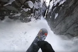 De snowboard skills van Travis Rice zijn van de buitencategorie