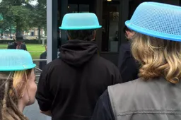 Gisteren was de rechtszaak over de kerk van het Vliegende Spaghettimonster