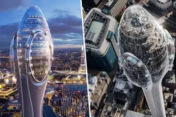 Deze nieuwe ‘Skyscraper’ lijkt op een gigantische spermacel