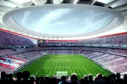 Dit is het schitterende nieuwe stadion van Atlético Madrid