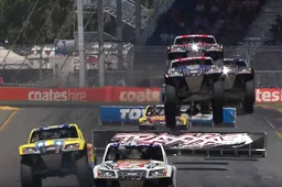 Stadium SUPER Trucks zit vol monsterlijke wagens en sicke jumps