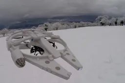 Er zijn nu Star Wars drones inclusief lasers en turbo's die kunnen vechten in de lucht