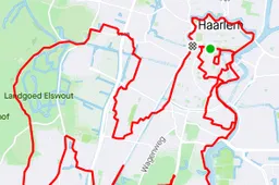 Strava-art door Amstelveense Sander: de Rembrandt onder de hardlopers