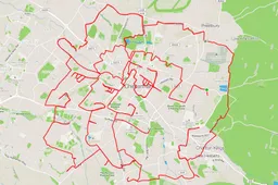 Dit zijn de mooiste Strava-kunstwerken om Global Running Day te vieren