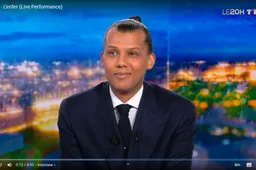 Stromae verrast Jan en alleman en begint midden in live interview te zingen