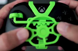 Dit 3D-geprinte stuurtje voor je PS4-controller is onwijs handig