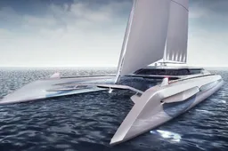 Deze superstijlvolle catamaran concept komt uit je dromen gevaren