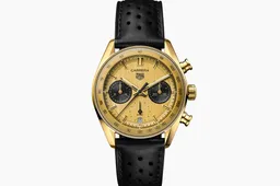 TAG Heuer's verbluffende terugkeer van de 18K gouden Carrera-chronograaf uit de jaren '60