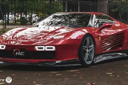 HotCars future-proofed de Ferrari Testarossa en showt een brute render