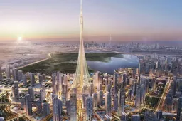 In Dubai is de bouw van het hoogste gebouw ter wereld begonnen