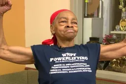82-jarige bodybuilder-oma slaat 29-jarige inbreker in elkaar met tafel