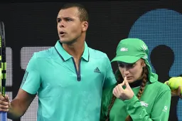 Tsonga toont charme en helpt huilend ballenmeisje op Australian Open