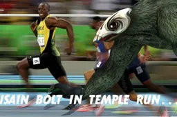 De 17 mooiste inhakers op die briljante foto van Usain Bolt