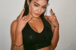 Vanessa Hudgens schittert in strak sportpakje