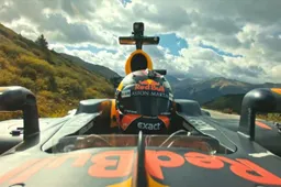 Max Verstappen crosst met Formule 1-wagen door Verenigde Staten