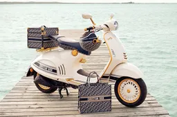 Vespa en Dior werken samen aan de meest fashionable scooter