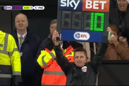 Fan neemt rol van vierde official over tijdens wedstrijd Norwich City