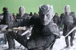 De angstaanjagende white walkers uit Game of Thrones worden gemaakt van een heleboel rubber en latex