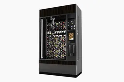 Met deze vette wijnautomaat hoef je nooit meer water bij de wijn te doen