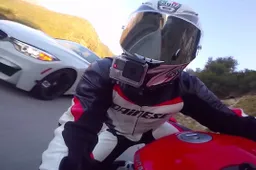 Max Wrist scheurt op Ducati Panigale 959 tegen BMW M4