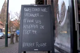 ‘We doen wel vrouwen, maar knippen ze niet’ is de allerslechtste slogan van 2018