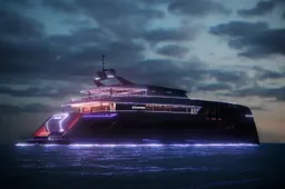 Dikke yacht is voorzien van heerlijke chillplekjes voor jou en je vrienden