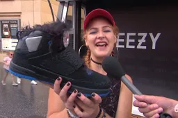 Jimmy Kimmel verklaart exclusieve Yeezy sneakers te hebben maar het is eigenlijk goedkope meuk