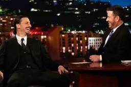 Zlatan Ibrahimović steelt de show bij Jimmy Kimmel