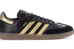 Lionel Messi x adidas brengen samen de catchy sneaker Samba Black Gold uit