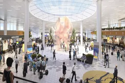 JFK Airport verandert in een ware kunsthal voor een ongekende reiservaring