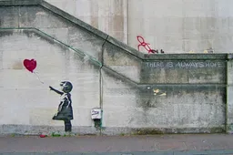 Wereldberoemde Banksy neemt Londen over met acht nieuwe kunstwerken in acht dagen