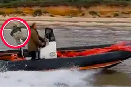 Video: Nederlandse kickbokser springt in zee nadat hij wordt betrapt op grootschalige cokesmokkel