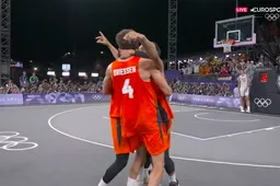 Nederlandse 3x3-basketballers pakken goud en zorgen voor een van de mooiste momenten van de Spelen