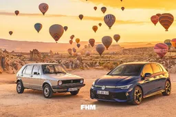 50 jaar Volkswagen Golf groots gevierd in Cappadocië met oude legendes en veel ballonnen